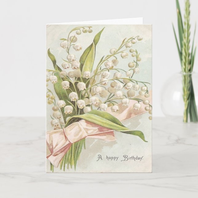 Carte d'anniversaire vintage (Devant)