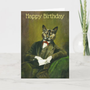 Carte d'anniversaire vintage pour les gentillesse 