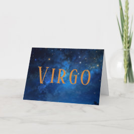 Carte d'anniversaire Virgo & Cosmos