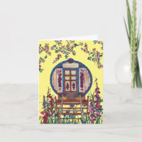 Carte d'anniversaire Wagon