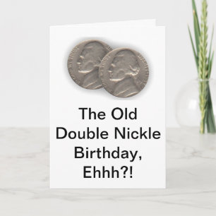 Carte d'anniversaire Witty 55th