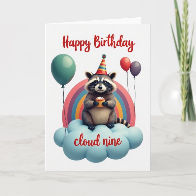 Carte d'anniversaire Woodland Sweet (Devant)