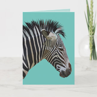 CARTE D'ANNIVERSAIRE ZEBRA