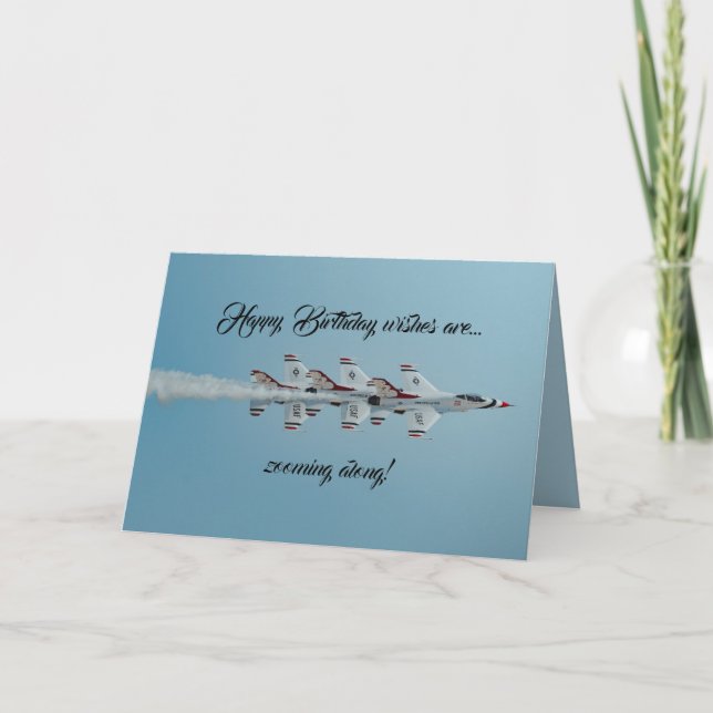 CARTE D'ANNIVERSAIRE ZOOM (Devant)