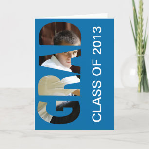 Carte d'annonce de diplôme personnalisée avec déco