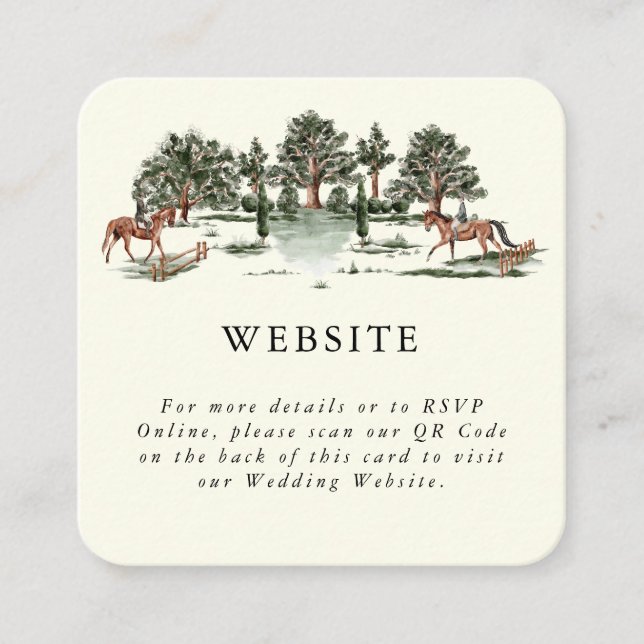 Carte d'annonce de mariage Elegant Country Ranch | (Devant)
