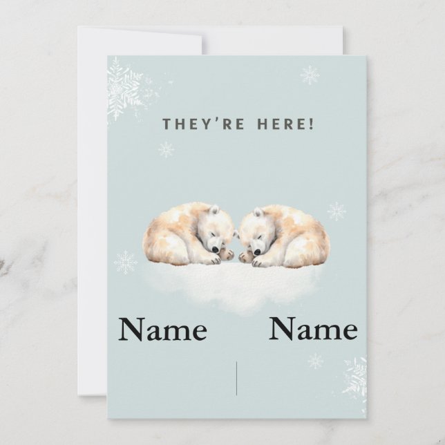 Carte d'annonce plate (Devant)