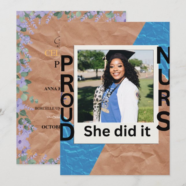 Carte d'annonce plate (Devant / Derrière)