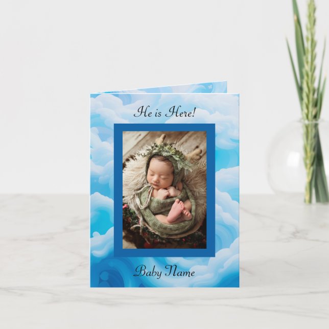 Carte d'annonce pliée (Devant)