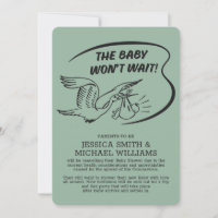Carte d'annulation Coronavirus baby shower