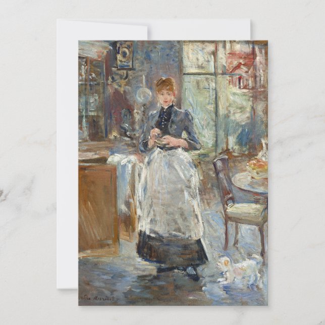 Carte Dans la salle à manger | Berthe Morisot (Devant)
