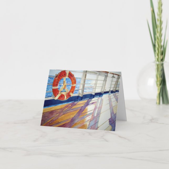 Carte Dans le coucher du soleil (Devant)