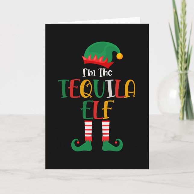 Carte Dans l'Elf Tequila correspondant à Noël (Devant)