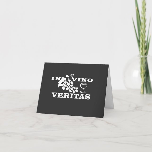 Carte Dans les veritas vino (Devant)