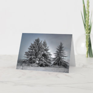 Carte Dans L'Esprit De L'hiver