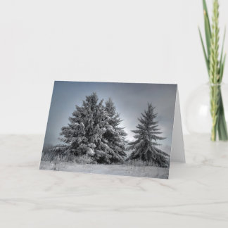 Carte Dans L'Esprit De L'hiver