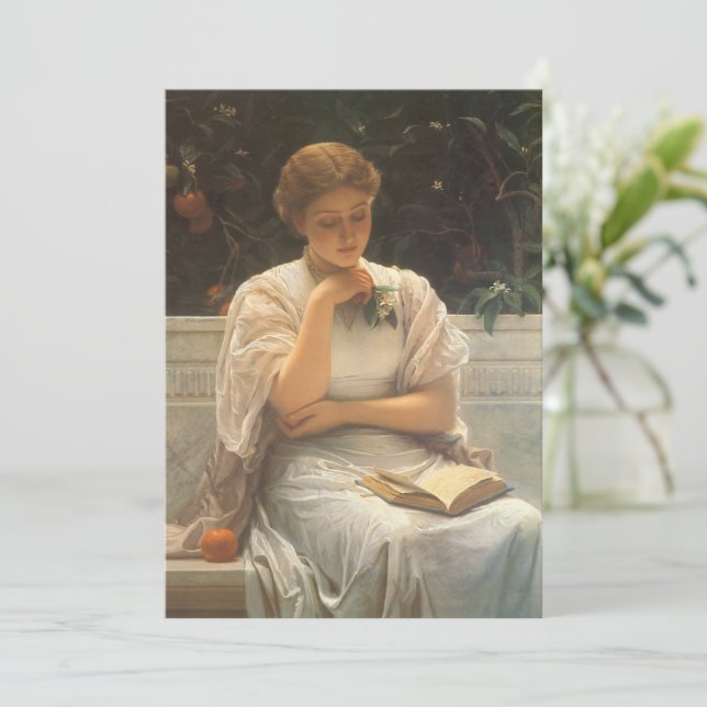 Carte Dans l'orangerie de Charles Edward Perugini (Debout devant)