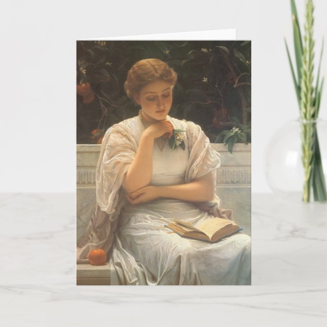 Carte Dans l'orangerie de Charles Edward Perugini (Devant)