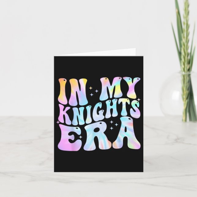 Carte Dans Mon Époque Chevalier Retour À L'École Esprit  (Devant)