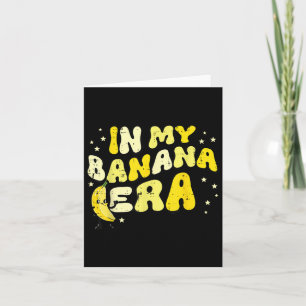 Carte Dans Mon Ère Banane Drôle Mémé Fruit Nourriture Fe