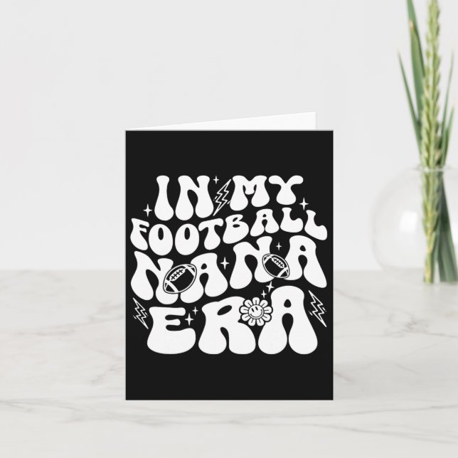 Carte Dans Mon Football Nana Era Funny Fier Football Nan (Devant)