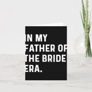 Carte Dans Mon Père De L'Ère De La Mariée - Mariage Bach
