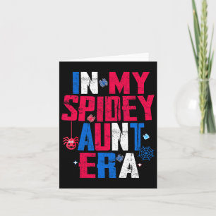Carte Dans mon Spidey Tante Fête des Mères Tante Corresp