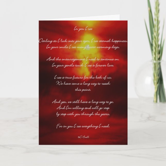 CARTE DANS VOUS JE VOIS (Devant)