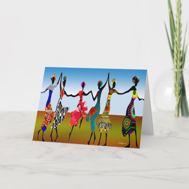 Carte Danse africaine de louanges (Devant)