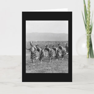 Carte Danse de guerre maorie 1917