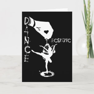 Carte Danse extatique Llerina Danseuse en tutu Freestyle