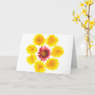 Carte Danse Fleur Chrysanthemum Se Bien