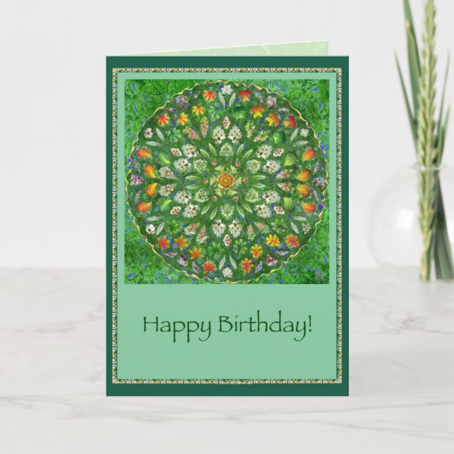 Carte Danse Forêt Anniversaire (Devant)
