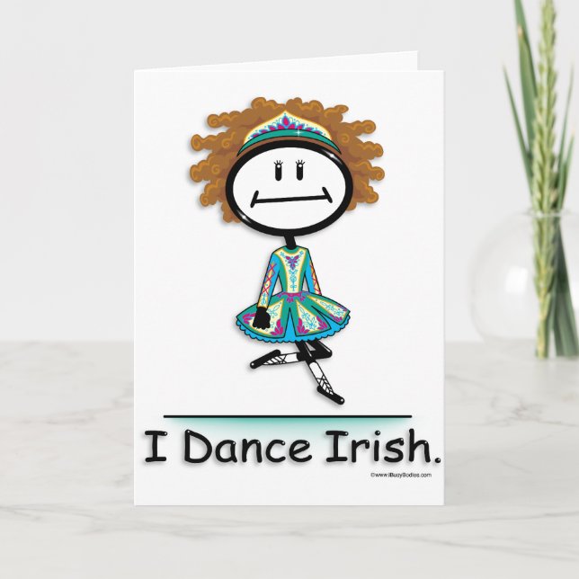 Carte Danse irlandaise (Devant)