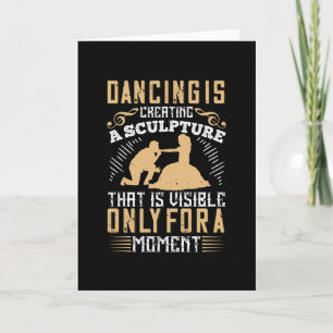Carte Danse - La Danse Est En Train De Créer Une Sculptu
