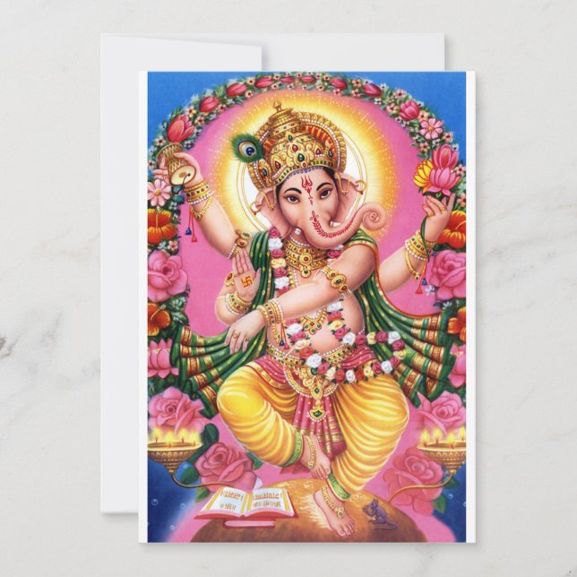 Carte Danse Lord Ganesha (Devant)