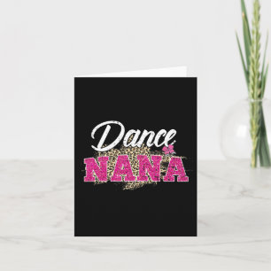 Carte Danse Nana Léopard Drôle Danse Nana Fête des Mères