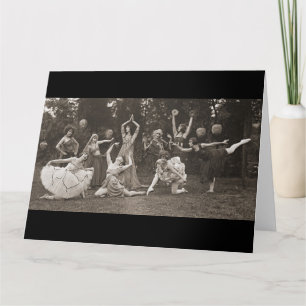 Carte Danse sauvage 1924 de femmes