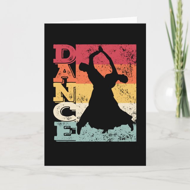 Carte Danse Standard Couple Couple Renard Lent (Devant)