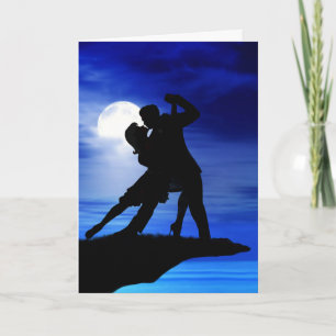 CARTE DANSER À LA LUMIÈRE DE LA LUNE