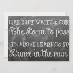 Carte danser sous la pluie