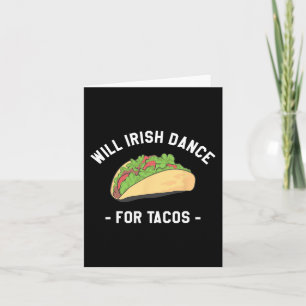 Carte Danseront-ils irlandais pour les tacos de la Saint
