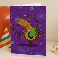 Danseur Capybara Zen Gymnastique Rythmique Dessin