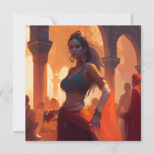 Carte Danseur du ventre envoûtant