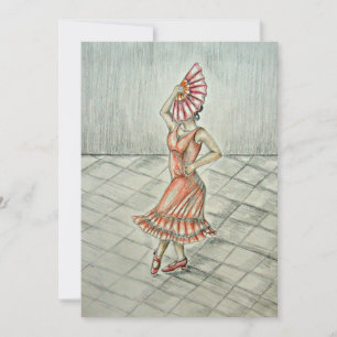 Carte Danseur flamenco