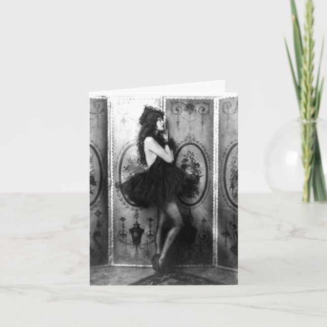 Carte danseur frangé (Devant)