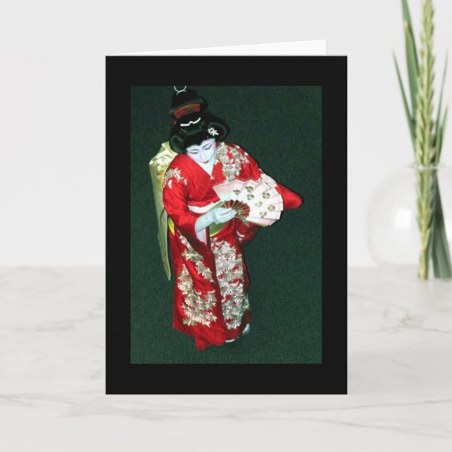 Carte Danseur japonais 1 (Devant)