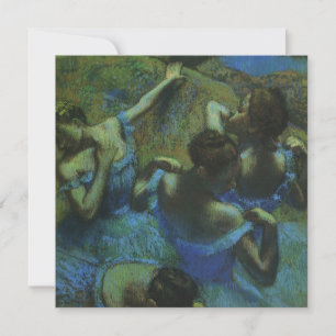Carte Danseurs bleus par Edgar Degas, Impressionnisme Vi