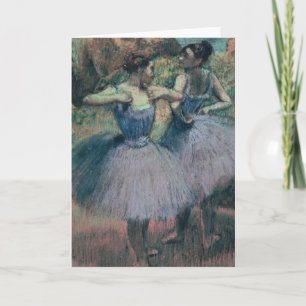 Carte Danseurs d'Edgar Degas   dans la violette