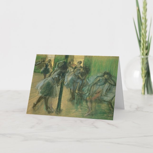 Carte Danseurs d'Edgar Degas | préparant (Devant)